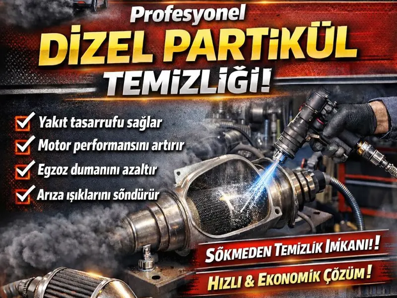 Düzce dizel partikül filtre temizliği Emiral Ticaret